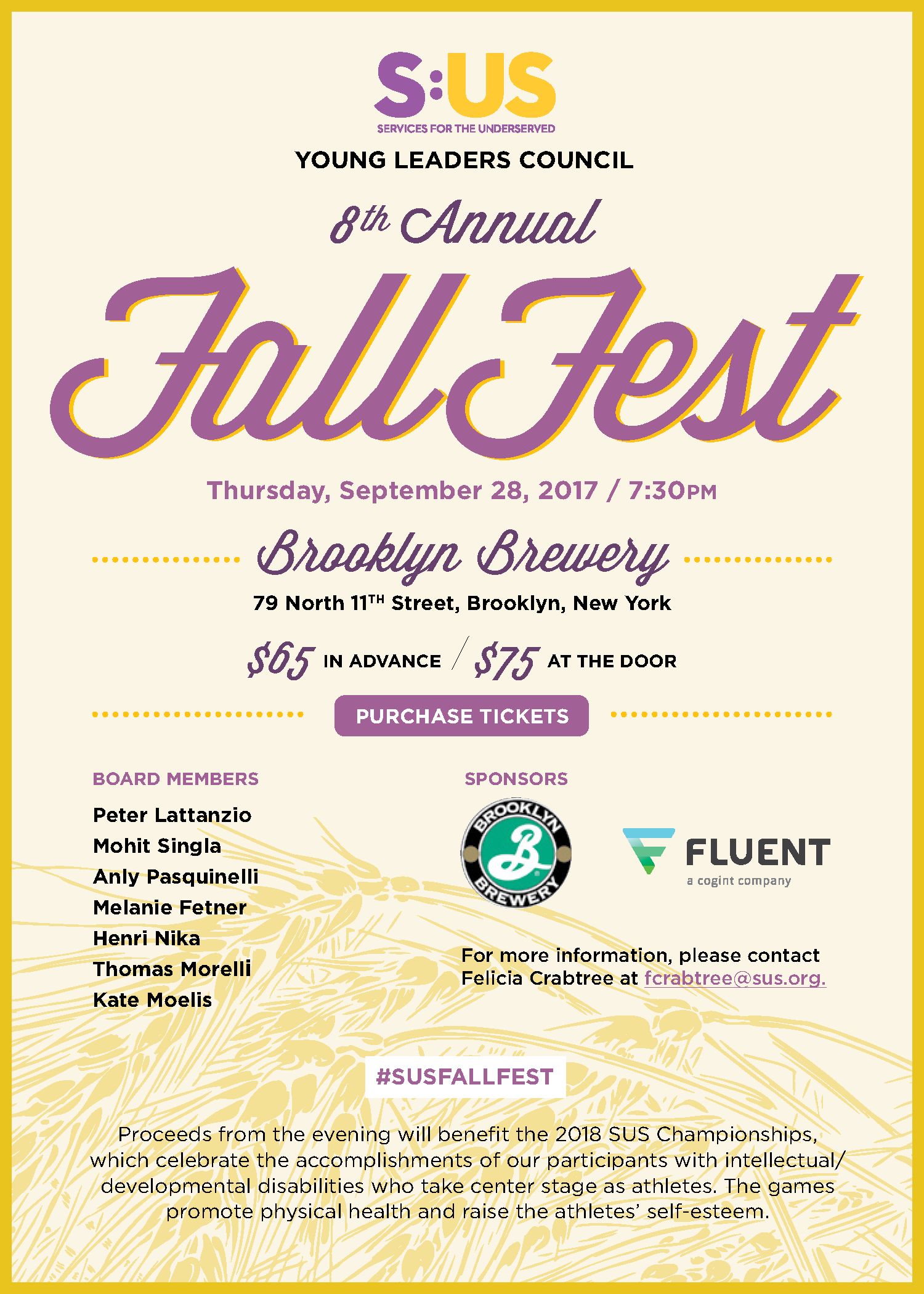 Brooklyn Brewery Fall Fest Invitation