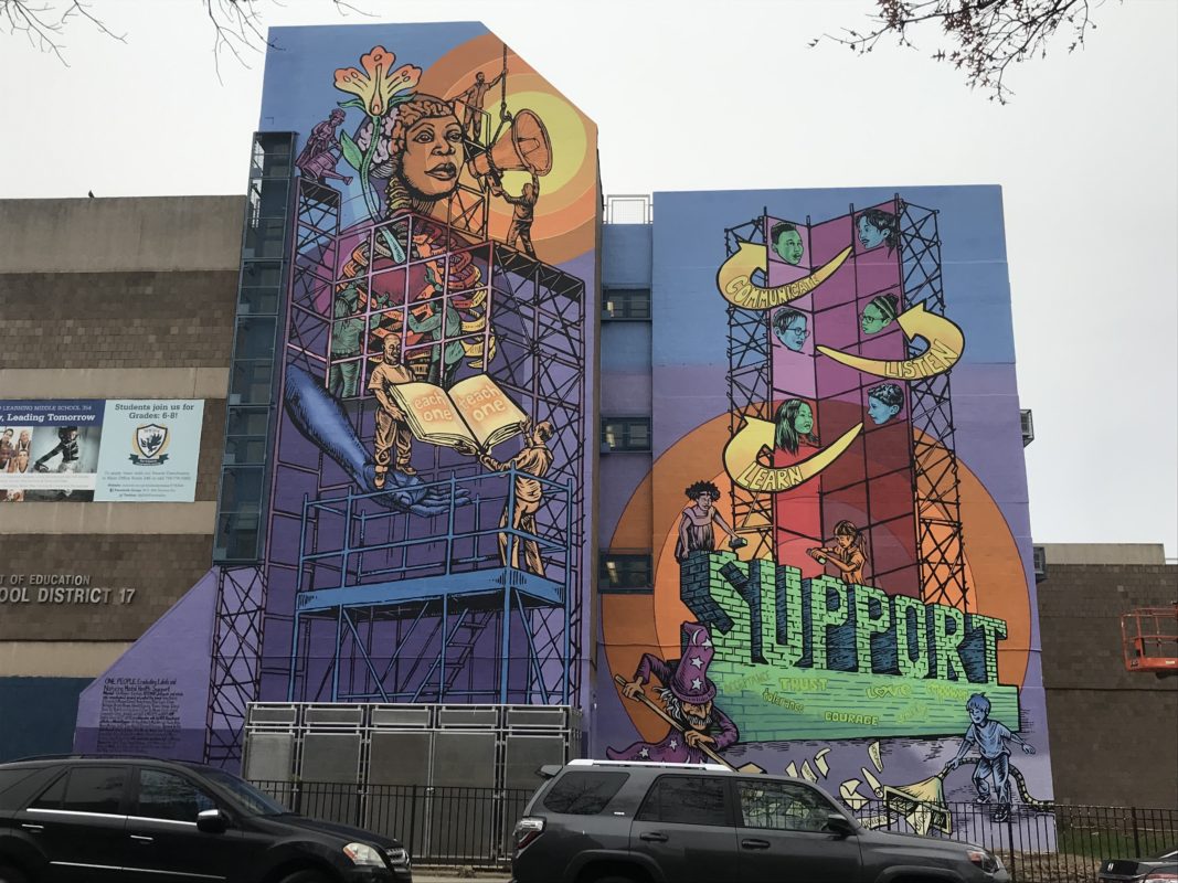 S Us Joins Nyc Mural Arts Project To Create A Community Mural In Brooklyn