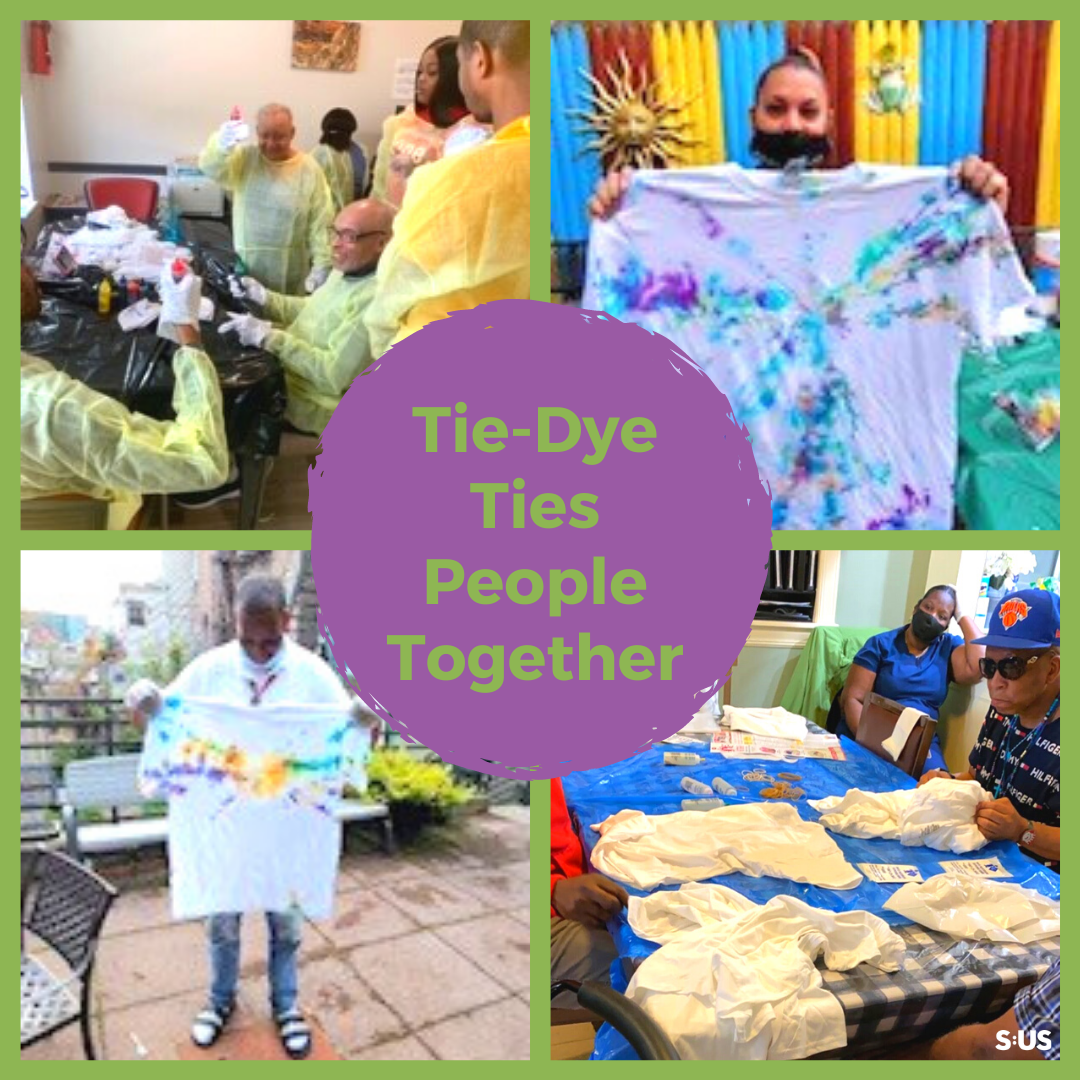 Virtual Tie-dye Event Connects People in S:US Residences