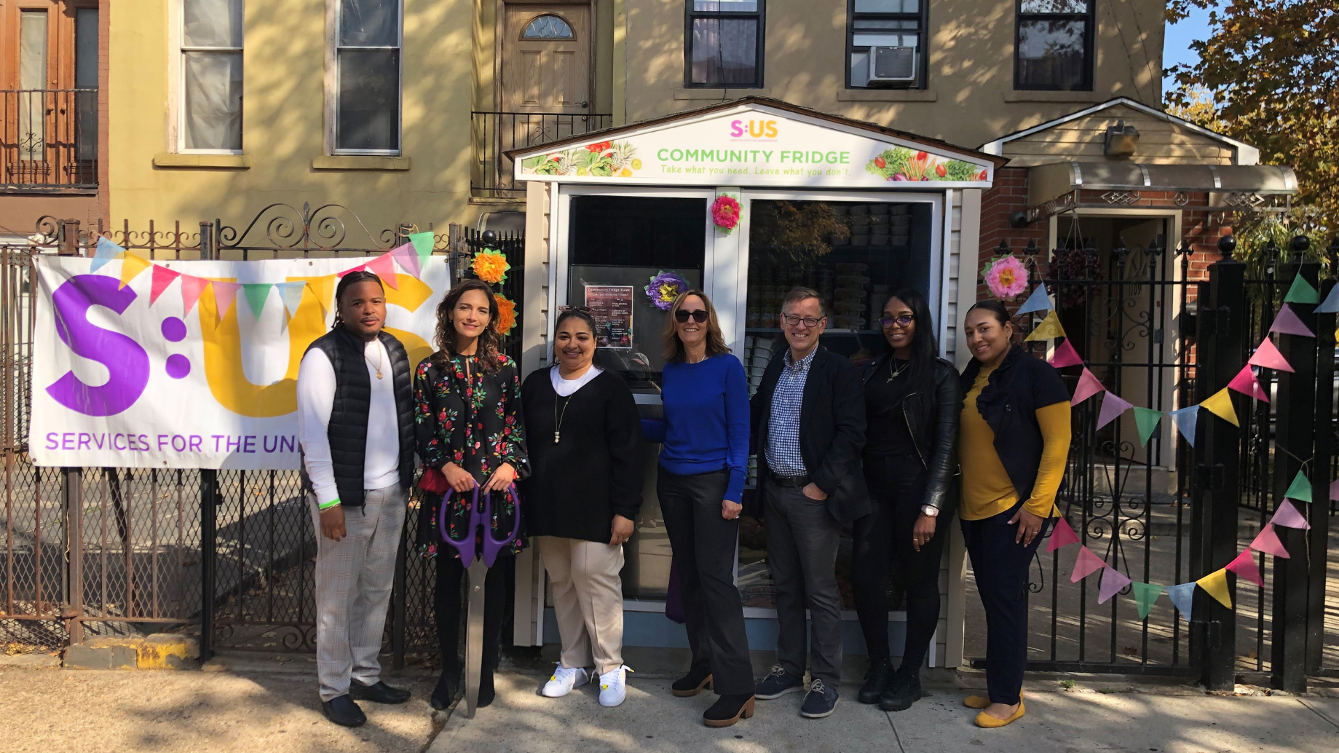 As Food Insecurity Surges, Local Non-Profit Creates Bushwick Community Fridge to be Operated by Workers with Disabilities