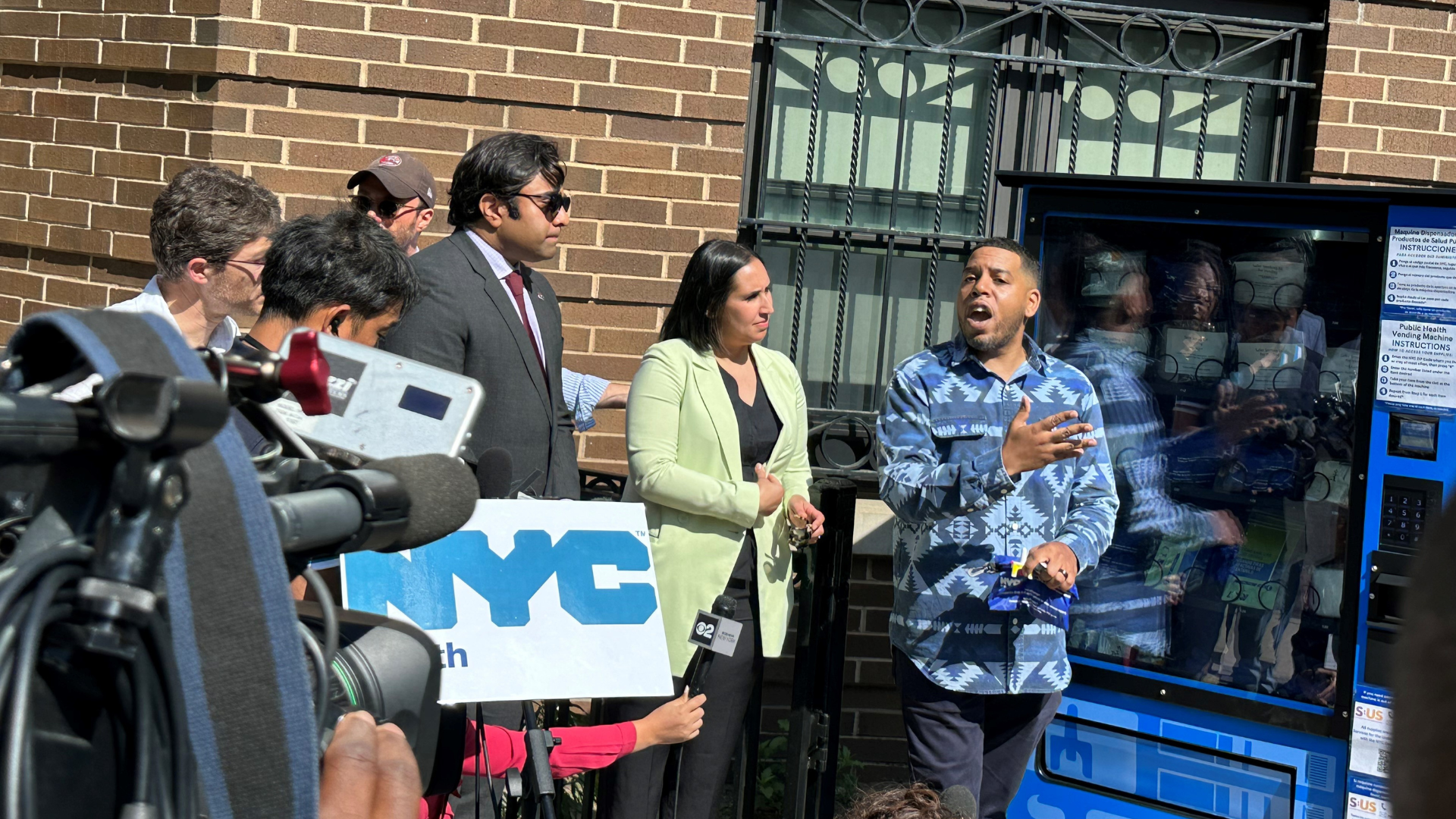 Health Department Launches NYC’s First Public Health Vending Machine