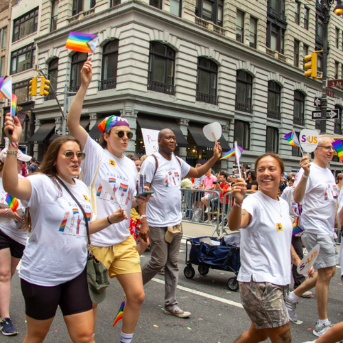 S:US Participates in NYC Pride March