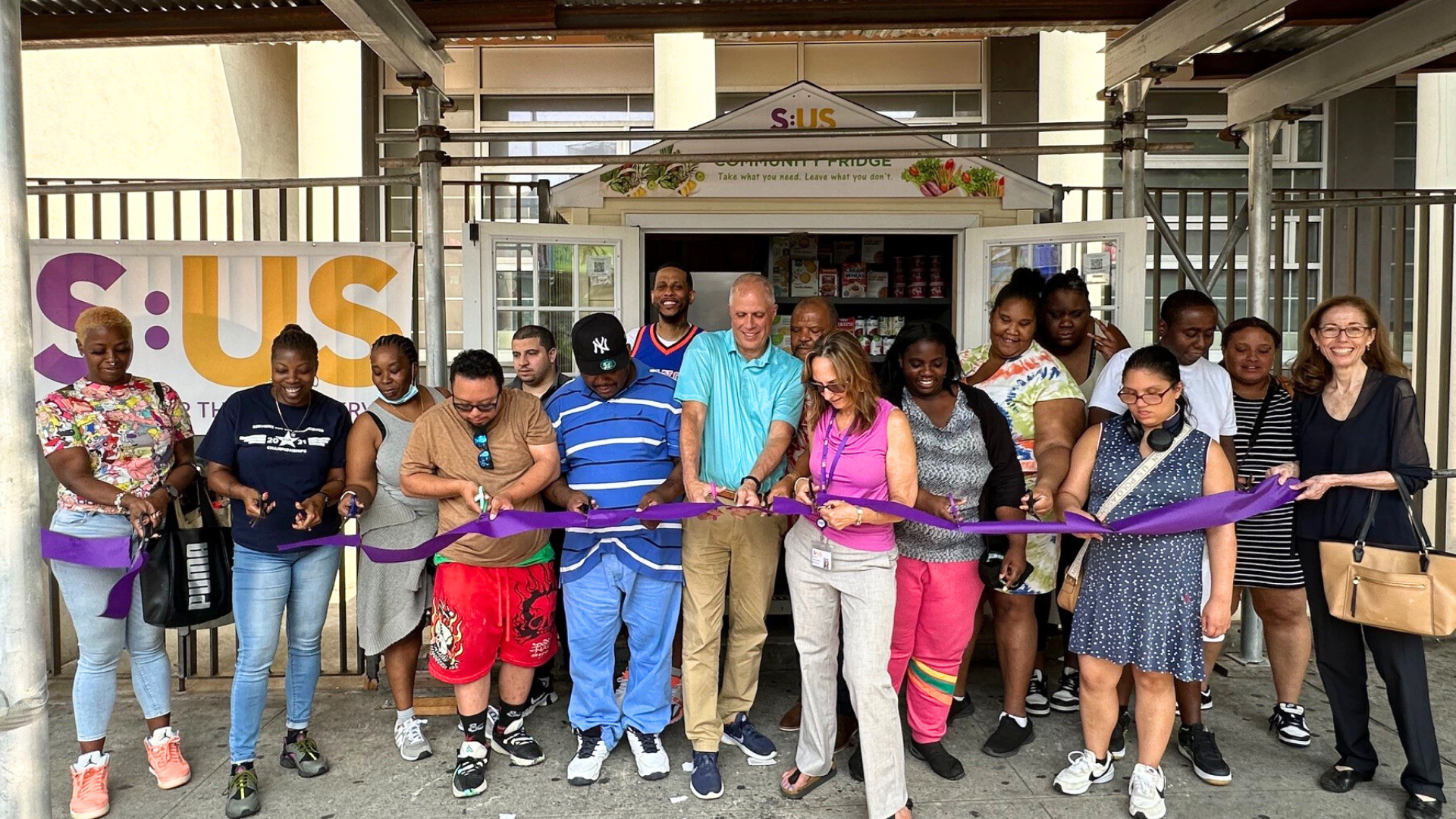 S:US Celebrates Opening of Newest Community Fridge in the Bronx