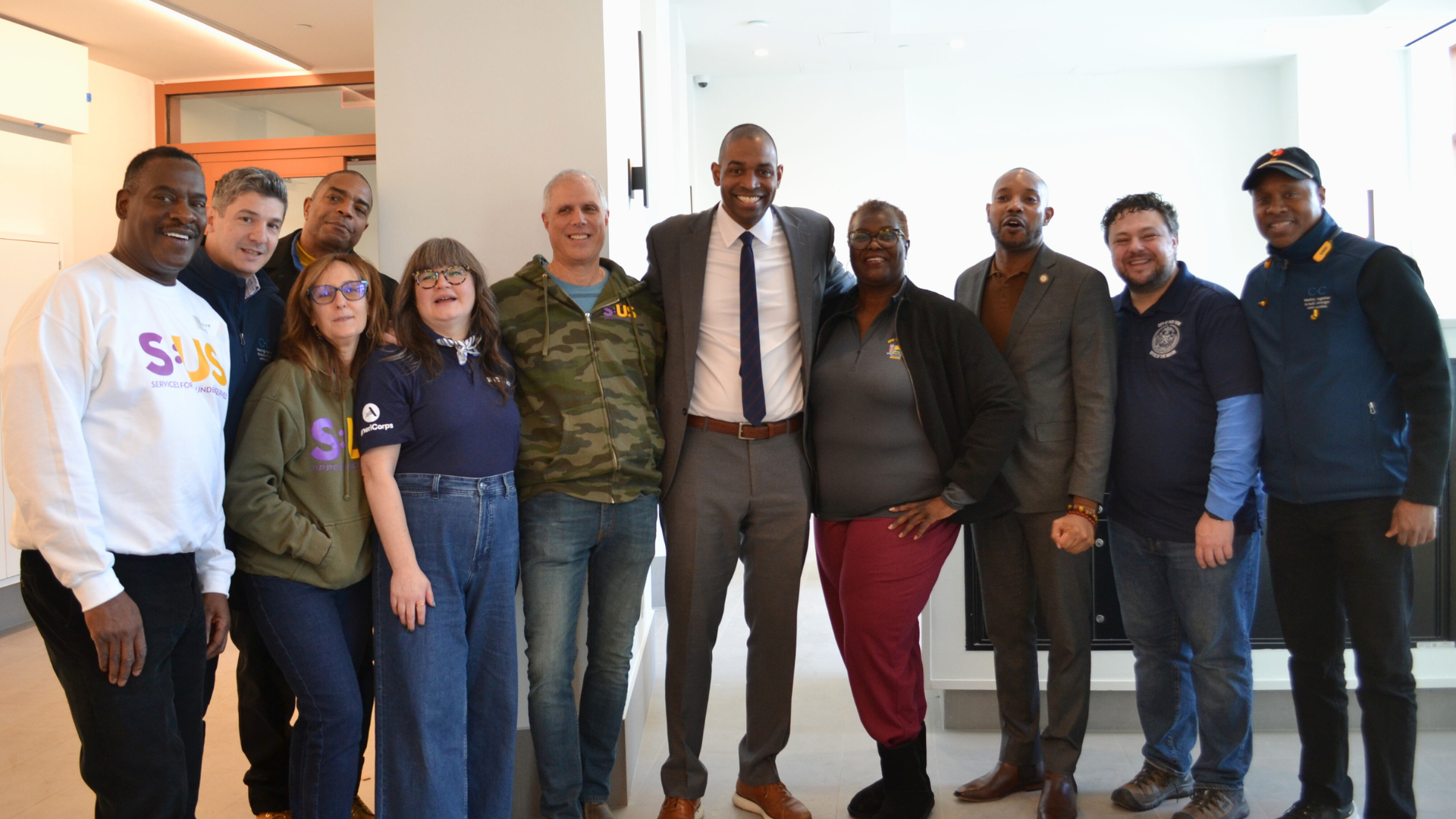 Dozens of Volunteers, Including N.Y. Lieutenant Governor Antonio Delgado, Distribute Apartment Starter Kits at Brooklyn Affordable Housing Complex, Honoring MLK Day