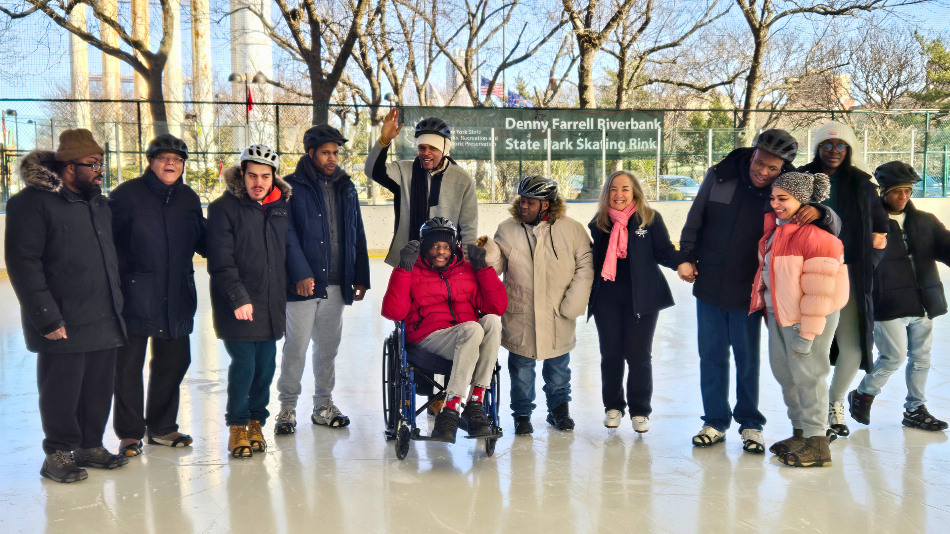 Adaptive Ice Skating at Riverbank State Park