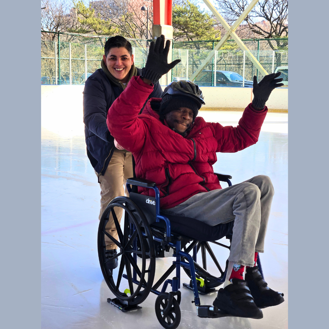 Adaptive Ice Skating at Riverbank State Park