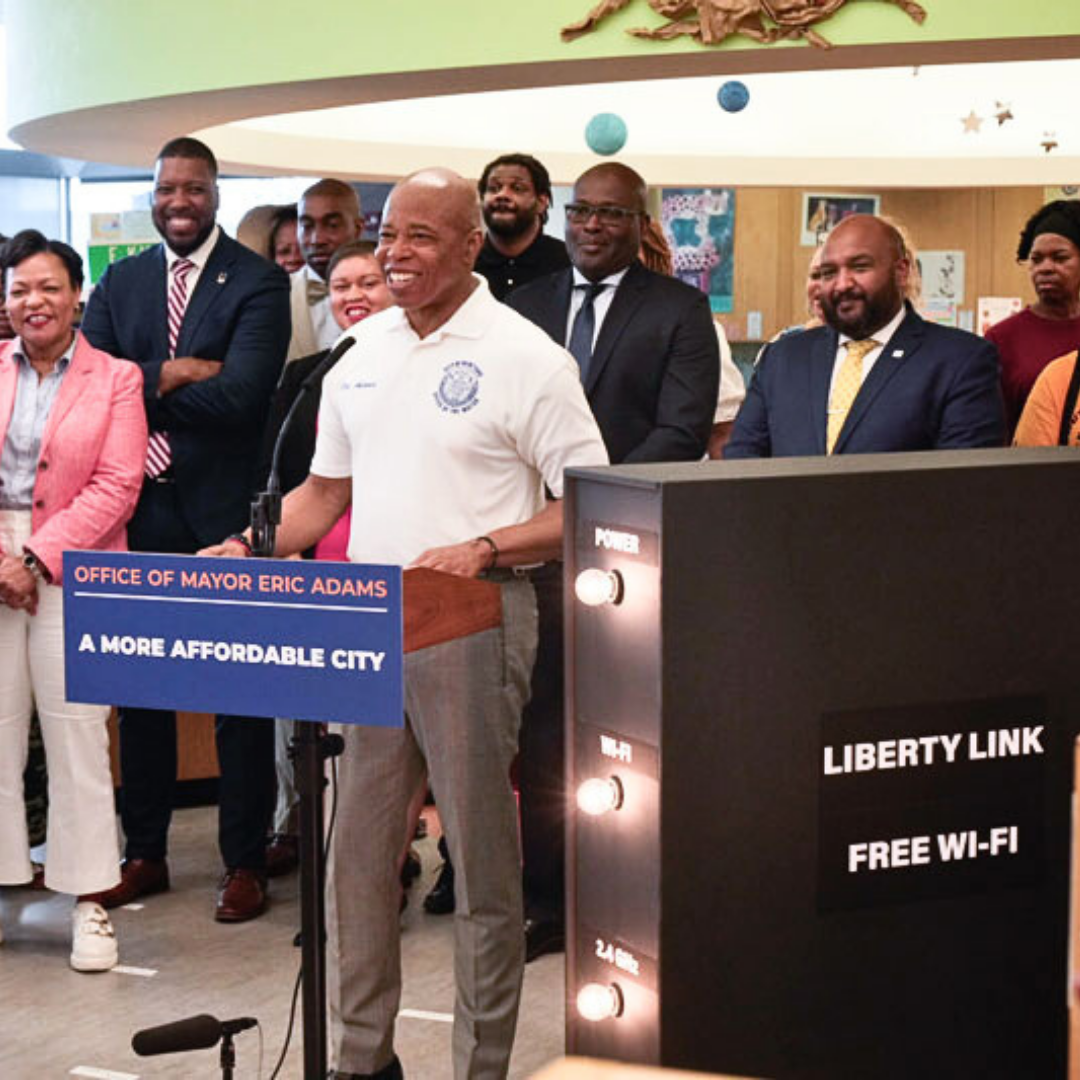 Mayor Adams, HPD, NYPL Announce new Program to Deliver Free and Low-Cost Wi-Fi to Thousands of Low-Income New Yorkers in Affordable Housing