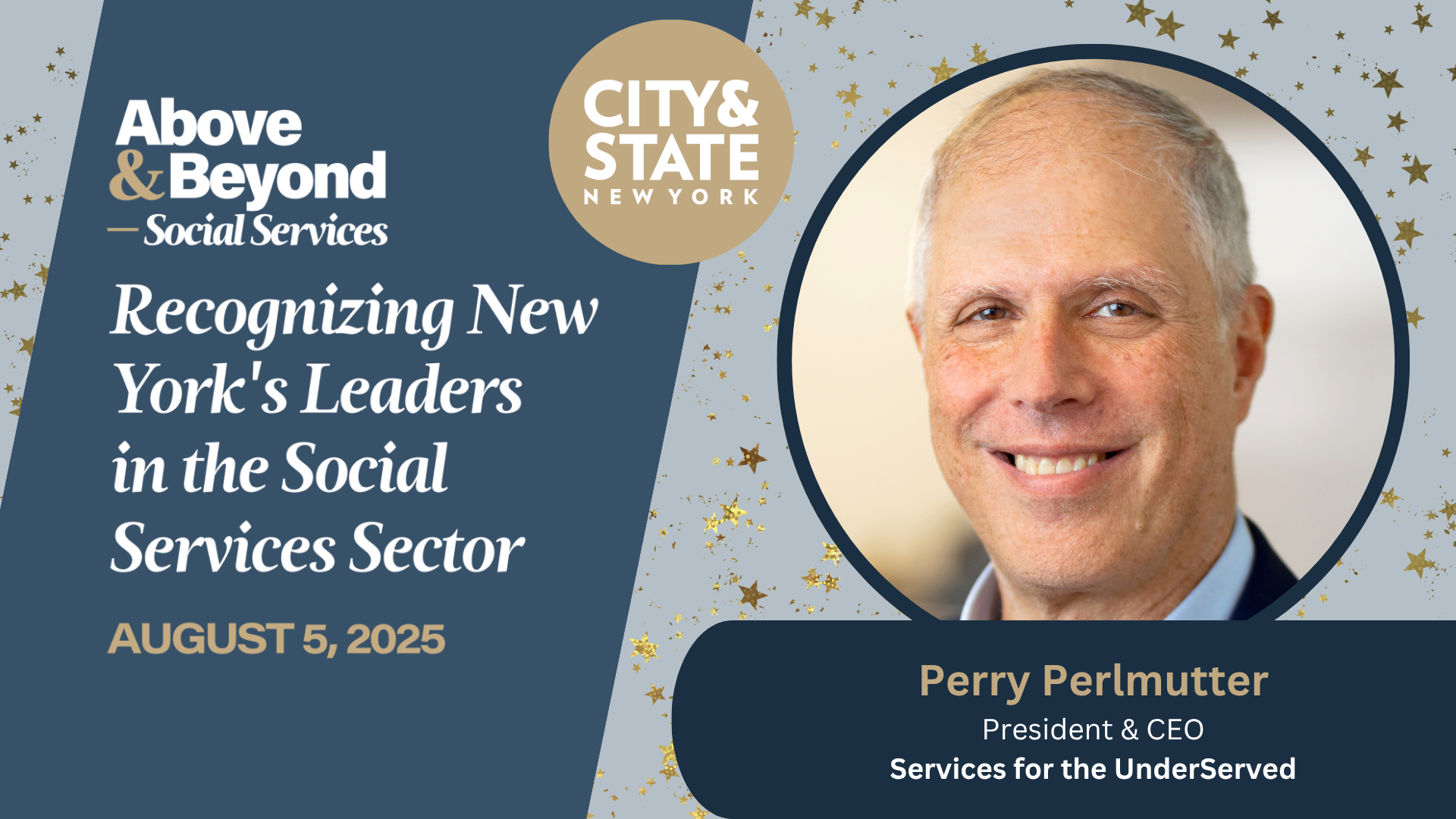 Perry Perlmutter named Social Services Leader