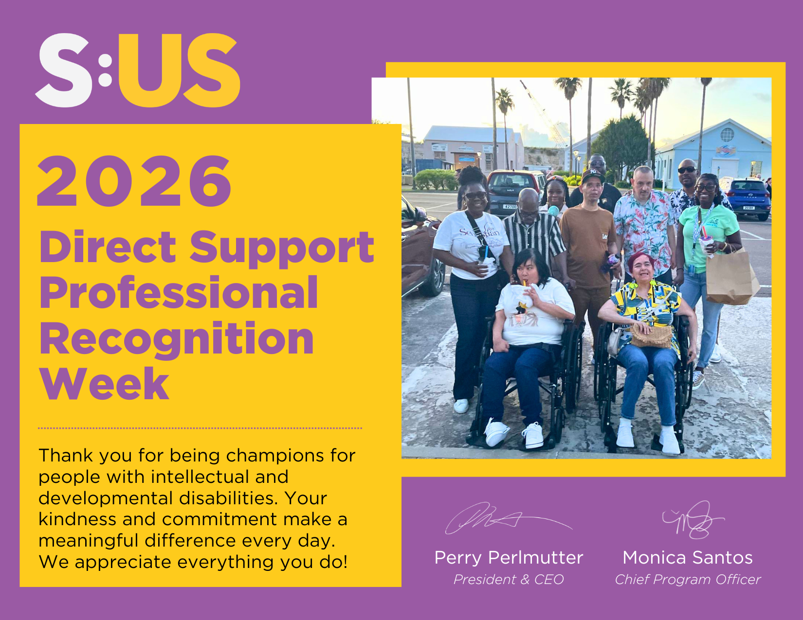 Honoring Our Direct Support Professionals